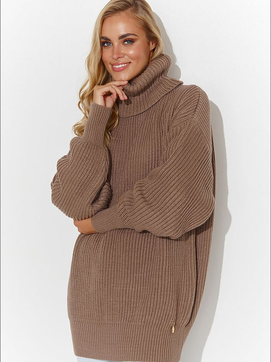 Rollkragenpullover Makadamia