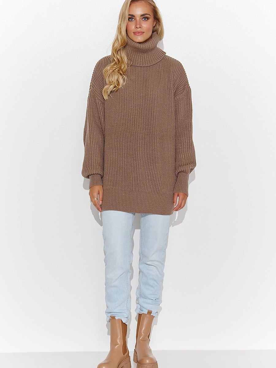 Rollkragenpullover Makadamia